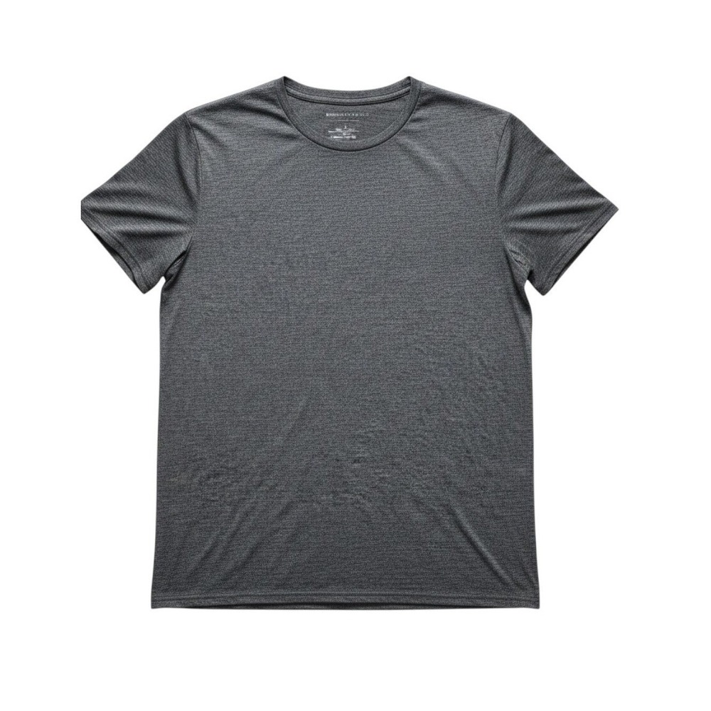 Quince Performance Tech Tee Short Sleeve Gray Heathered Athletic Workout‎ XL